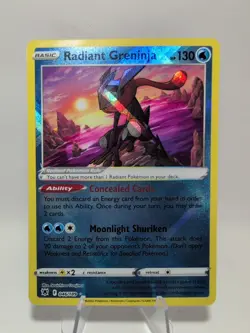 Radiant Greninja 046/189 Holo Radiant Rare Astral Radiance Pokemon TCG - Image 1