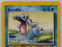 2000 Totodile #81 Neo Genesis 1st Edition Regular Pokemon Card Common - Image 2