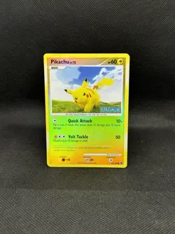 Pikachu Platinum 070/100 Burger King Promo Reverse Holo Pokemon TCG - Image 1