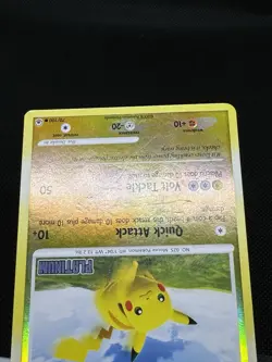 Pikachu Platinum 070/100 Burger King Promo Reverse Holo Pokemon TCG - Image 4