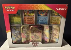 🔥Pokemon Scarlet & Violet - 151 (5-Pack) Mini Tins w/ 4 Promos Costco Bundle🔥 - Image 1