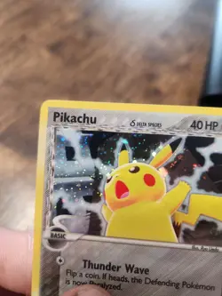 2006 Pokemon TCG Pikachu Delta Species Promo 035 Holo Black Star - Image 3