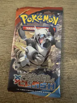 Pokemon TCG XY Primal Clash Booster Pack New & Sealed Aggron Artwork - Image 1