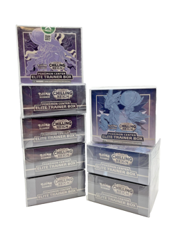 Lot of (8) Pokemon Sword & Shield Chilling Reign Pokemon Center ETB Sealed - Image 1