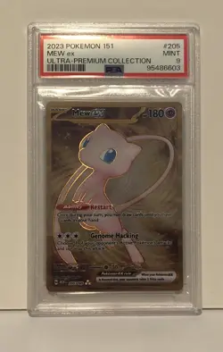 Pokemon TCG Mew EX Scarlet VIOLET-151 205/165 Holo Hyper Rare PSA 9 - Image 1