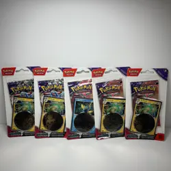 Lot Of 5 Pokemon Temporal Forces Bellibolt/Carvanha Blister Booster Pack. NEW! - Image 1