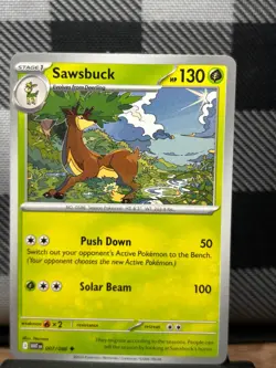 POKEMON TCG: Sawsbuck 7/86, White Flare - Image 1