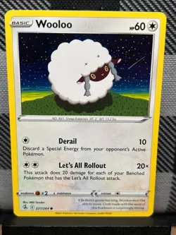 Pokemon TCG: Wooloo 221/264, FUsion Strike - Image 1