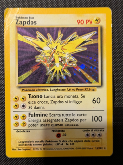 Pokemon TCG - Zapdos 16/102 Rare Holo Base Set - Italian DMG - Image 1