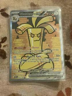 Gholdengo Ex Special Illustration Rare 252/182 Paradox Rift Pokemon - NM - Image 1