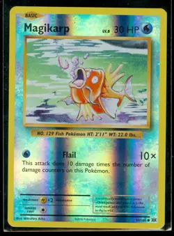 Pokemon MAGIKARP 33/108 - XY Evolutions - Rev Holo - MINT - Image 1