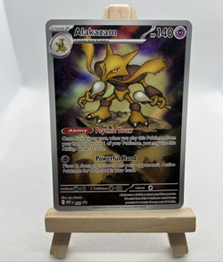 Pokemon ALAKAZAM 009 ETB Black Star Promo Mega Evolution - Image 1