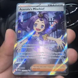Acerola's Mischief 165/132 Mega Evolution Pokemon Full Art Trainer - Image 1
