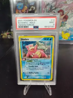 Pokemon Slowbro EX Unseen Forces Reverse Holo Rare #13 PSA 9 Mint - Image 1