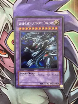 JMP-EN005 Blue-Eyes Ultimate Dragon Secret Rare Limited Edition NM Yugioh Card - Image 1