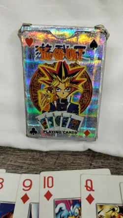 Yugioh Playing Cards Rare With Case FULL SET with Jokers - Image 1