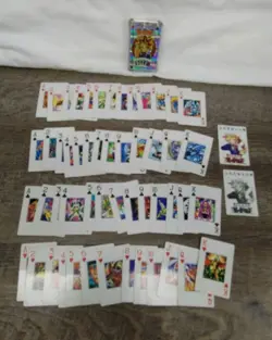 Yugioh Playing Cards Rare With Case FULL SET with Jokers - Image 3