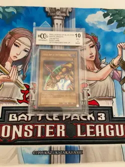 YUGIOH RIGHT ARM OF THE FORBIDDEN ONE LOB-122 ,2002 BCCG BECKETT GEM MINT 10 - Image 1
