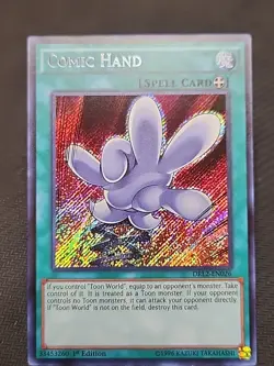 Yu-Gi-Oh! - Dragons of Legend 2 Comic Hand DRL2-EN026 Secret Rare 1st Edition - Image 1