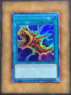 Yugioh The Flute of Summoning Dragon LCKC-EN027 Secret Rare NM - Image 1