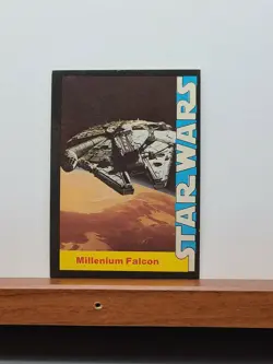 STAR WARS Wonderbread 1977 MILLENIUM FALCON No.13 Card NM - Image 1