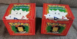 Pokemon Togepi 23k Gold Plated Trading Card& Pokeball Burger King In Box x2 - Image 1