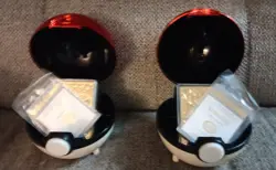 Pokemon Togepi 23k Gold Plated Trading Card& Pokeball Burger King In Box x2 - Image 3