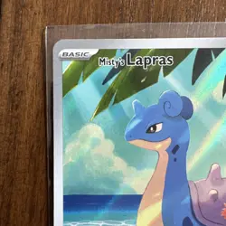 Pokemon TCG Card Misty's Lapras 194/182 Destined Rivals Full Art Secret Rare - Image 2