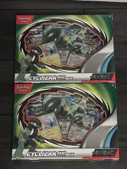 NEW '23 Lot of 2 Nintendo Pokemon Trading Card Game Cyclizar ex Box Sets w/foils - Image 1
