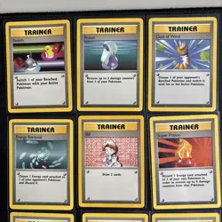 Pokemon Card Trainer Lot Base Set Unlimited 16 Cards - Image 2