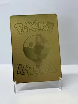 Thice Pikachu 40HP Metal Pokemon Card-Collectible Gift Display - Image 2