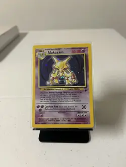 Alakazam 1/130 Base Set 2 2000 Pokemon Card Holo Rare - Image 1