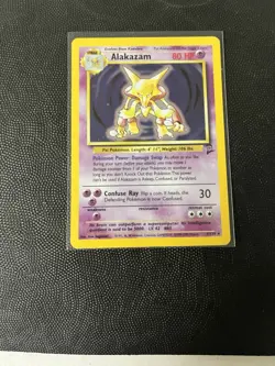 Alakazam 1/130 Base Set 2 2000 Pokemon Card Holo Rare - Image 4