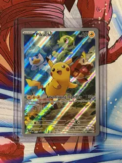Pokemon Pikachu Promo 027 Scarlet & Violet Paldea Evolved Holo Card - Image 1