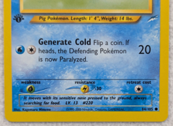 2000 Swinub #84 Neo Destiny Regular Pokemon Card Common 1st Edition - Image 4