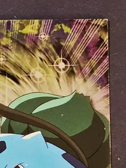 Bulbasaur Pokemon Topps Card #01 TV Animation Edition Holo Foil - Image 3