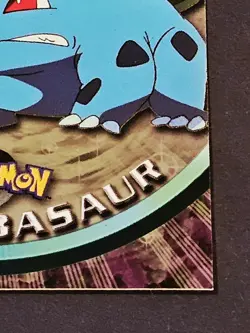 Bulbasaur Pokemon Topps Card #01 TV Animation Edition Holo Foil - Image 4