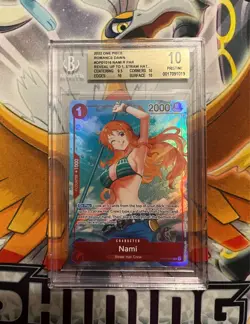 Nami R Alt Art Parallel Romance Dawn Op-01 One Piece Card BGS 10 - Image 1