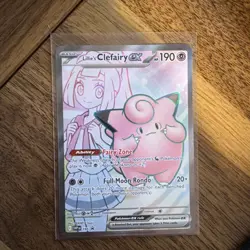 Lillie's Clefairy ex 195 Sv: Scarlet & Violet Promo Cards Holo - Image 1