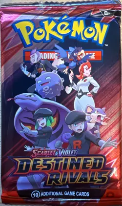 Pokemon Destined Rivals Booster Pack - 10 Cards / Pack - SEALED - Image 1