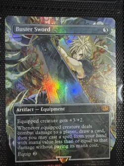 Buster Sword (Borderless) Final Fantasy Foil - Image 1