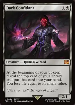 x1 Dark Confidant - Foil M MTG Final Fantasy M/NM, English - Image 1