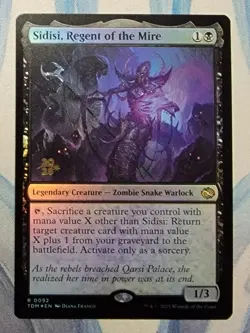 MTG Sidisi, Regent of the Mire PRERELEASE FOIL **NM** Tarkir: Dragonstorm (TDM) - Image 1