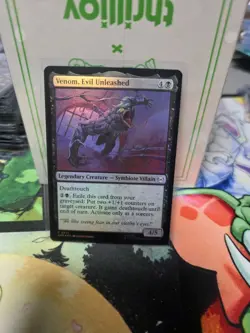 NM Foil Venom, Evil Unleashed, MTG, Marvel's Spider-Man, Magic, 71 - Image 1