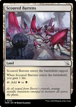 SCOURED BARRENS x4 mtg NM-M March of The Machine 4 Common - Image 1