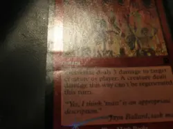 mtg magic incinerate FOIL ENGLISH DECKMASTER deckmasters incineration premium - Image 2