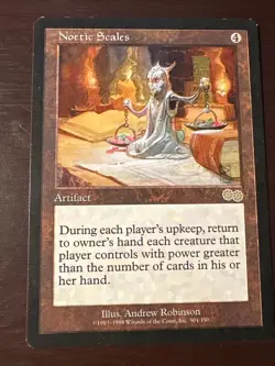 MTG Magic the Gathering Noetic Scales: Urza's Saga Excellent+ - Image 1