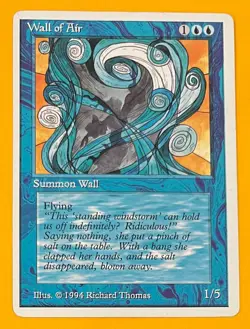 MTG WALL OF AIR Summer Magic (Edgar) (OldManMTG 005-220) - Image 1