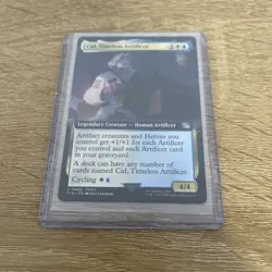 MTG - FIN - Cid, Timeless Artificer - Borderless Non-Foil - U 0480 NM - Image 1