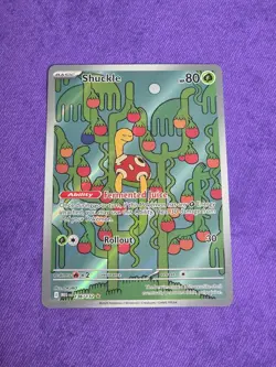 Pokemon Mega Evolution Set Shuckle Illustration Rare 136/132 - Image 1